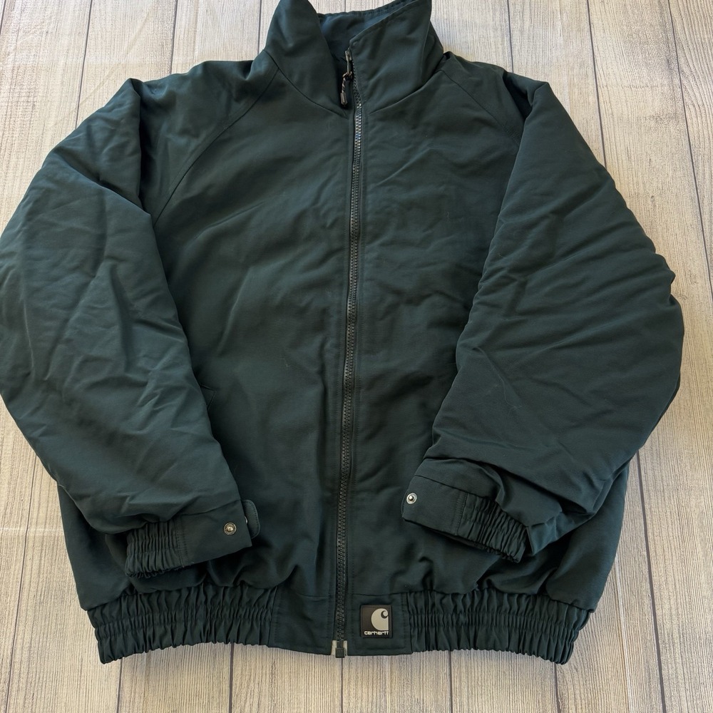 CARHARTT J72 MLL Men's Fleece Lined‎ Full Zip Jacket Size XL Made In Korea